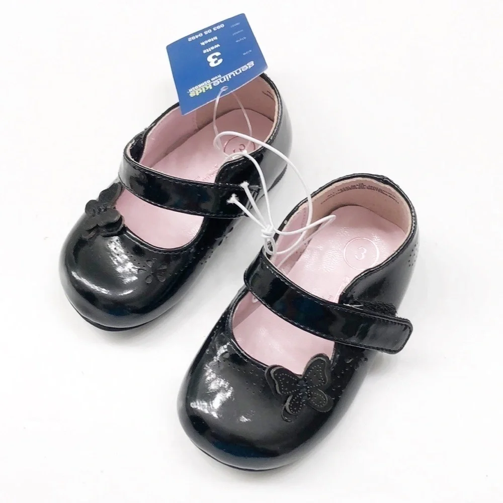 NEW Genuine Kids from OshKosh B'gosh infant girls' Mary Jane black shoes